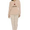 Pigiama Donna 100% Cotone Caldo Invernale You&me 270