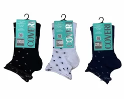 Enrico Coveri Calzino Donna Corto Cotone Mercerizzato Coveri Papaya 237