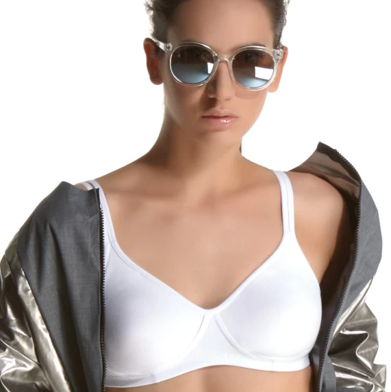 Reggiseno Coppa Preformata Senza Ferro In Cotone Sempre Donna ART. 370 1 Reggiseno Coppa Preformata Senza Ferro In Cotone Sempre Donna ART. 370