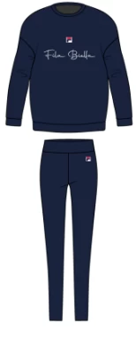 Tuta Donna Girocollo Fila 4057 Cotone Felpato