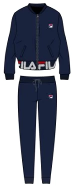 Tuta Donna Aperta Fila 4065 Cotone Felpato Invernale