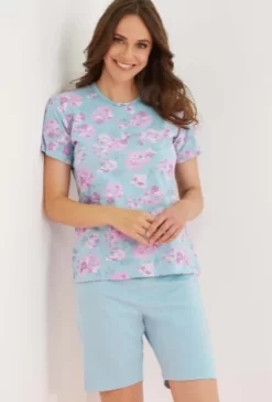 Pigiama Donna Corto Cotone Enrico Coveri 5193 Outlet