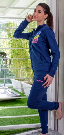 Tuta Donna Cotone Garzato Lotto Sport 6054 Outlet