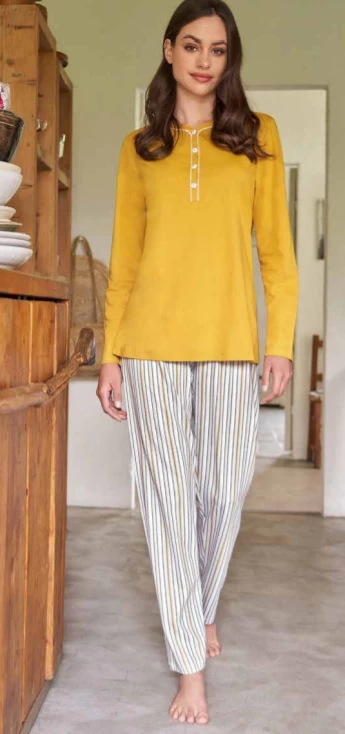 Pigiama Donna 100% Cotone Jersey Linclalor 74535 1 Pigiama Donna 100% Cotone Jersey Linclalor 74535