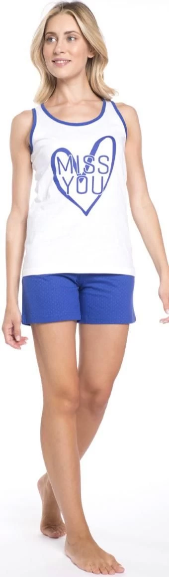 Pigiama Donna Canottiera 100% Cotone Karelpiu' 8326 1 Pigiama Donna Canottiera 100% Cotone Karelpiu' 8326