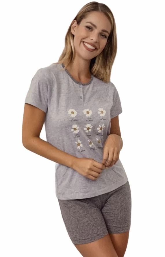 Pigiama Donna Corto 100% Cotone IL GRANCHIO Lady 821 Special Price 2 Pigiama Donna Corto 100% Cotone IL GRANCHIO Lady 821 Special Price - immagine 2