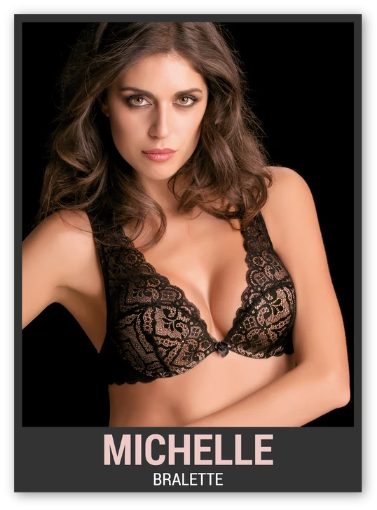 Reggiseno Bralette Con Ferretto In Pizzo LoveandBra Art.Michelle 1 Reggiseno Bralette Con Ferretto In Pizzo LoveandBra Art.Michelle