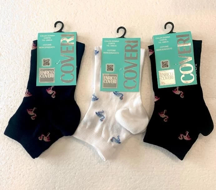 Enrico Coveri Calzino Donna Corto Cotone Mercerizzato Coveri Papaya 215 1 Enrico Coveri Calzino Donna Corto Cotone Mercerizzato Coveri Papaya 215