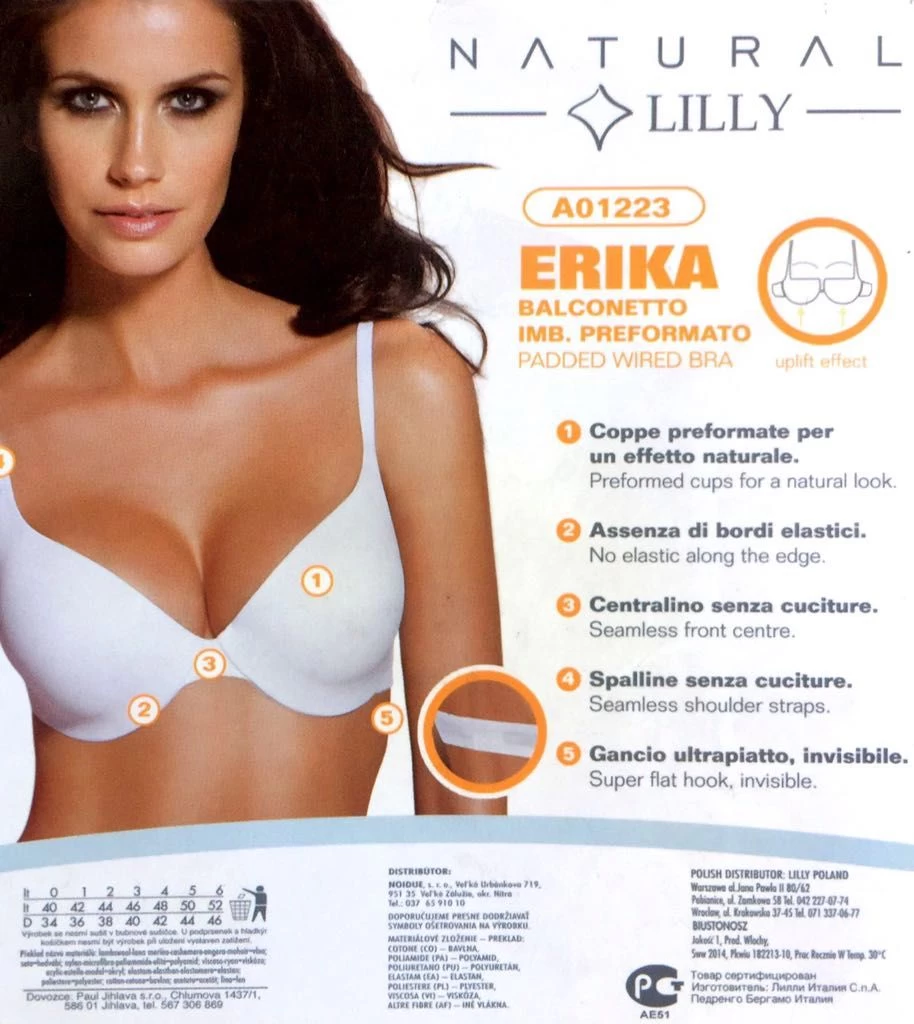 Reggiseno Balconcino Lilly 1223 Fine Serie Outlet 2 Reggiseno Balconcino Lilly 1223 Fine Serie Outlet - immagine 2