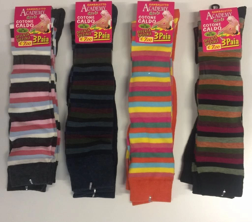 Gambaletto Donna Lungo Caldo Cotone Sunday Accademy By Carpenter