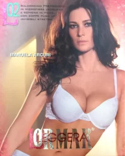 Reggiseno Balconcino Push-Up Microfibra Jacquard Lormar L02 Outlet