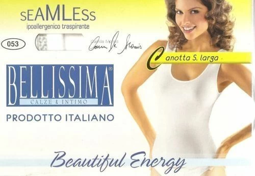 Canottiera Donna Spalla Larga Bellissima Art 053 2 Canottiera Donna Spalla Larga Bellissima Art 053 - immagine 2