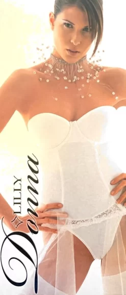 Guepiere Corpetto Balconcino Imbottito Lilly 8088 Fine Serie Outlet
