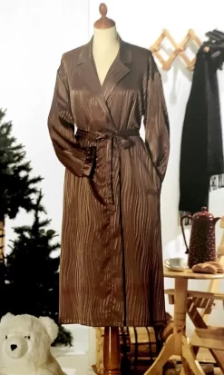 Vestaglia Donna Incrociata Raso Boselli Linclalor 50737 Pezzo Unico Scontatissimo