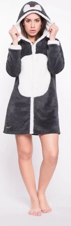 Vestaglia Donna Zip Pile Coral Fleece Pigiamiamoci 1308