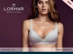 Reggiseno Imbottito Senza Ferretto In Pizzo Lormar Vela Frizzante